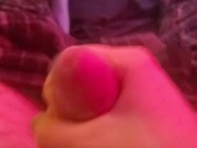 Big ropes and moans - masturbating on the couch POV