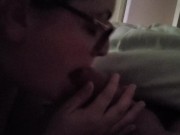 CuriusKinkyCouple-Wife Loves to Suck on Hubbys Hard Dick Before Work 4/16