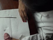 What Did She Put In My Dick Hole? First time sounding session with my hot doctor 16/16