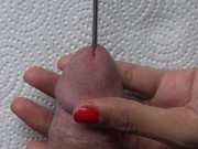 What Did She Put In My Dick Hole? First time sounding session with my hot doctor 3/16