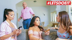 ScamAngels - Gina Valentina And Melissa Moore American s BFF's Stepdad - LETSDOEIT