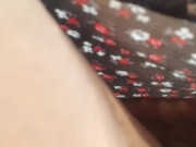 Hot Latina Flashing her Pussy and Tits on a Public HIGHWAY Taking Her PANTIES OFF in the CAR 11/16