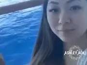 Boobs on a Cruise Ship Balcony 4/16