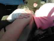 Моя подружка в балаклаве сосет мне в машине 12/16