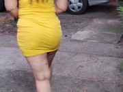 Candid Big Booty Freaky Wife taking a Walk 16/16