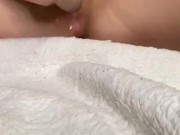 Kattelovelyy CB play she plays with her pussy ! amateur alone in my room I experience the squirt 8/16