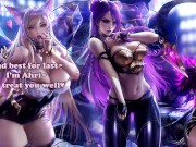 K/DA Contest Winner [League of Legends JOI](Ahri, Evelynn, Akali, Kai'sa)(Vanilla, Femdom,Breathplay 1/16