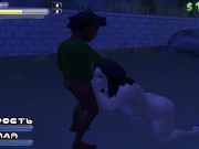 Aborigines fuck local girls. Orgy in the village! | BoneTown, Sex Games 13/16