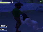 Aborigines fuck local girls. Orgy in the village! | BoneTown, Sex Games 14/16