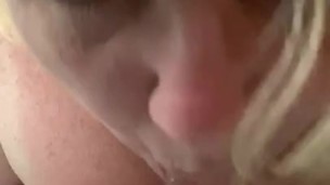 Toy dildo blow job