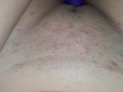 Vibrating toy makes me cum