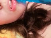 Sucking on my new toy 
