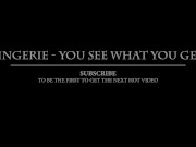 See-through lingerie on sexy woman that shows everything - hot pussy, tits and gorgeous ass 6/16