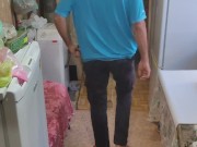 Gathered, got dressed, and left. 14/16