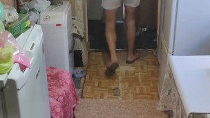 Gathered, got dressed, and left.