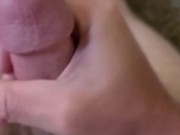 Male masturbation with HUGE CUMSHOT