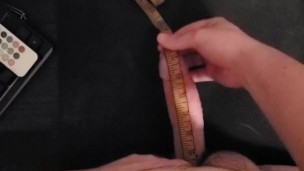 Pov measuring this big dick