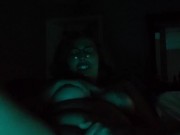 Rubbing my wet pussy to multiple wet orgasms before bed while trying not to get caught!