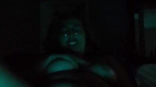 Rubbing my wet pussy to multiple wet orgasms before bed while trying not to get caught!