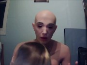 Kathy and Playmate Pt2 ! Masking in female mask Playmate!