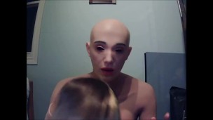 Kathy and Playmate Pt2 ! Masking in female mask Playmate!