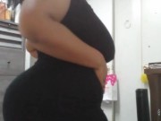 Bbw in Black Dress