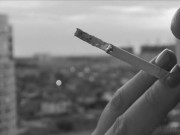 Mistress is smoke and crush cigarette 5/16