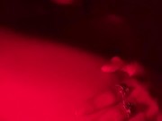Fingering with my new red lamp!! #Quickie