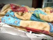 Vickys shaking loud moaning orgasm beneath blankets 12/16