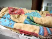 Vickys shaking loud moaning orgasm beneath blankets 6/16