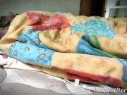 Vickys shaking loud moaning orgasm beneath blankets 9/16