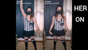 HER ON TIKTOK VS HER ON PORNHUB NSFW - Emma_Model 