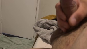 Solo male jerk off the top cumshot