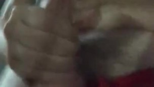JERKING COCK CAUGHT AT THE BUS STOP !