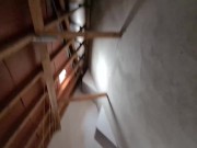 fucking my dakimakura in the public attic