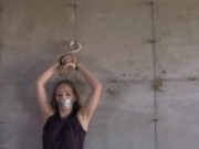 Self Bondage Predicament - Star Nine Handcuff Damsel TRAILER