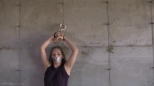 Self Bondage Predicament - Star Nine Handcuff Damsel TRAILER