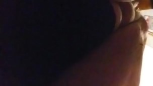Backing into dildo on my mirror