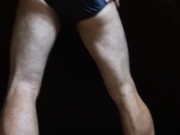 Lace and shiny full back panties tease 12/16