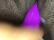 playing with my creamy pussy! I WANT SOME DICK