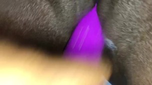 playing with my creamy pussy! I WANT SOME DICK