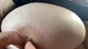 Close up nipple play