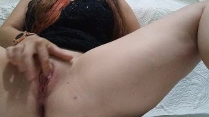 Hot RedHair Teen Masturbating