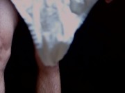 Cute white thong found near textille trash 1/16