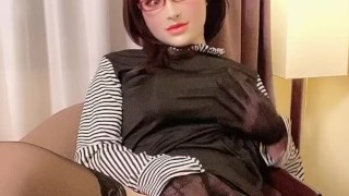 female mask disguise crossdresser transformation mtf 135