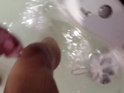 WASHING MY CIRCUMCISED DICK
