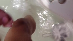 WASHING MY CIRCUMCISED DICK