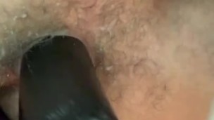 Fucking myself in chastity for Master