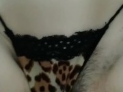 rubs a dick of the pussy and panties of the older stepsister 12/16