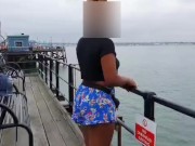 FLASHING TITS and THICK BOOTY in PUBLIC 16/16